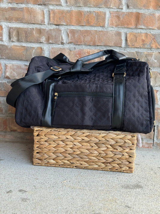 Lindsey Duffle Bag: Black