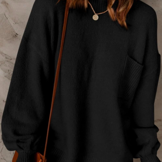 Black Lightweight Sweater