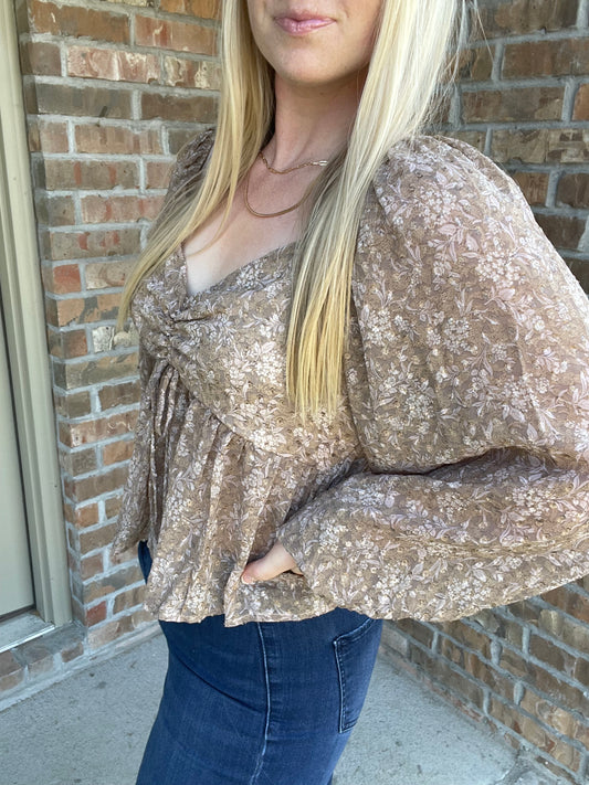 Boho Babydoll Blouse